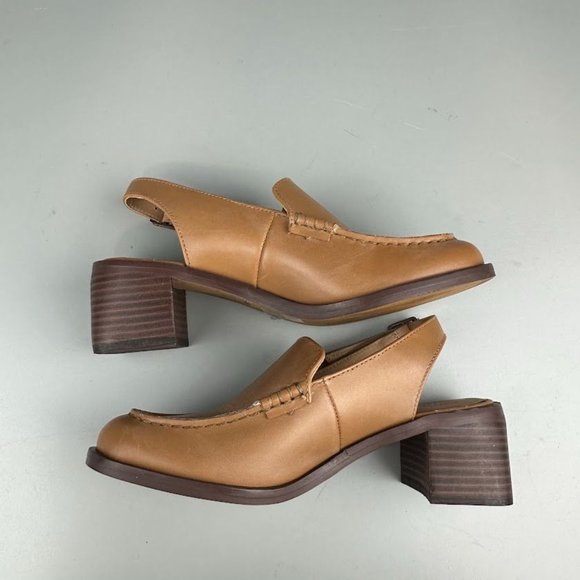 Madewell The Mervin Slingback Loafer in Brown - Picture 6 of 8